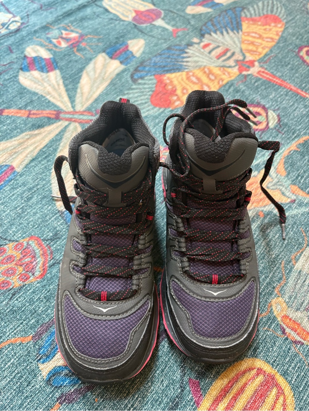 Hoka One One Tor Tech Mid Hiking Boot in nightshade & teaberry 6.5 - Picture 4 of 5